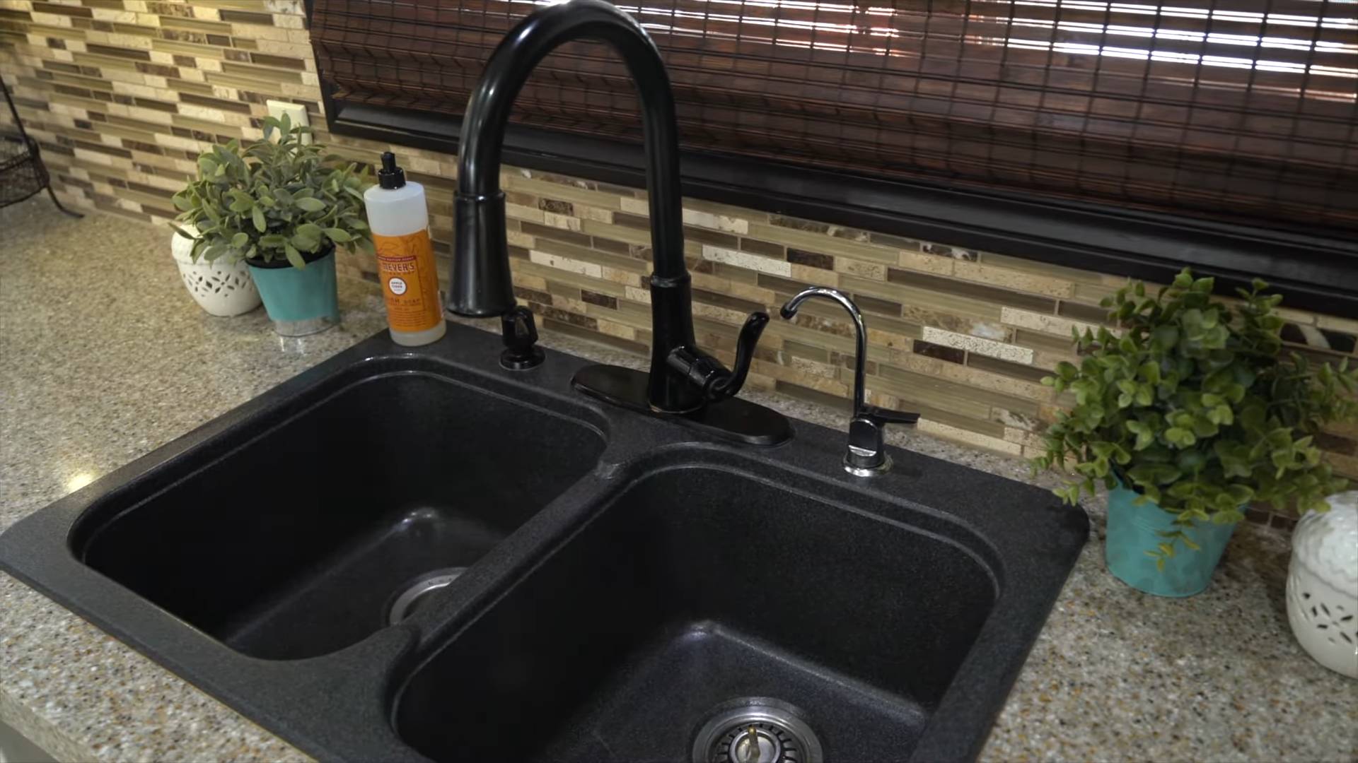 Olive oil counter shine