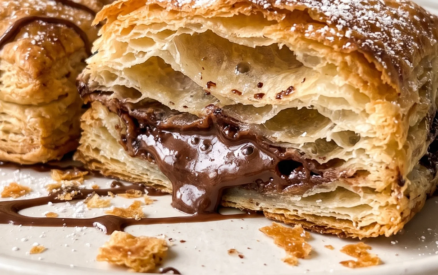 Chocolate Puff Pastries