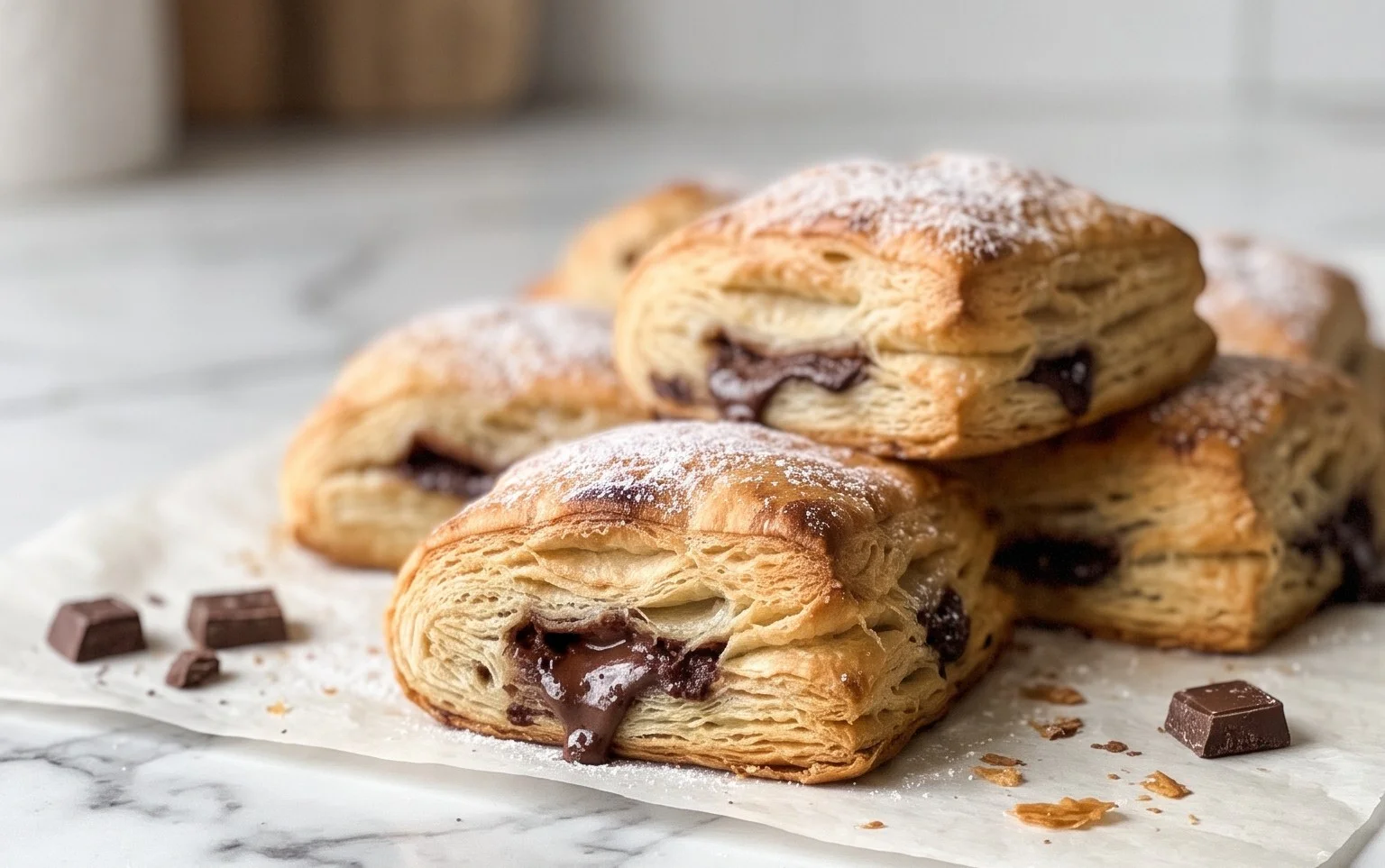 Pâtes Feuilletées au Chocolat Faciles : Recette Rapide