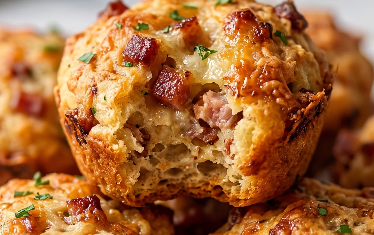 Bouchées au lardons et au comté apéritif parfait